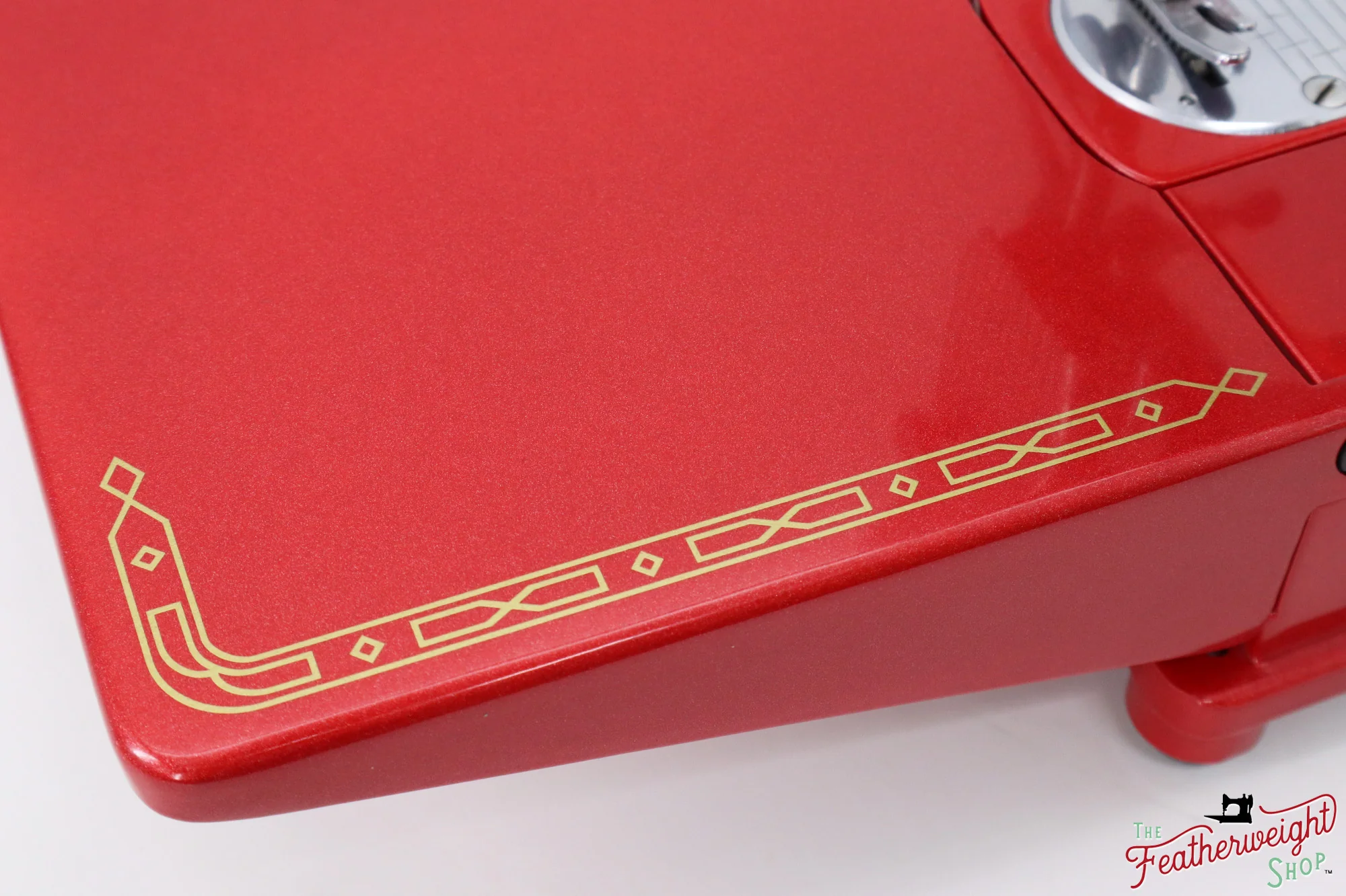 Singer Featherweight 222K Red 'S' - ES1660** - Fully Restored in Candy Apple Red - Image 12