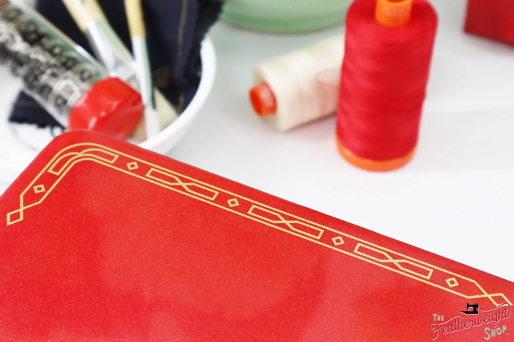 Singer Featherweight 222K Red 'S' - ES1660** - Fully Restored in Candy Apple Red - Image 15