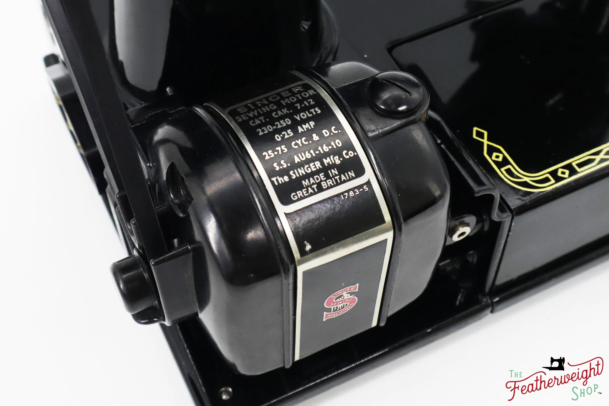 Singer Featherweight 222K Red 'S' - ES1672** - 1960, Original Purchase Receipt! - Image 19
