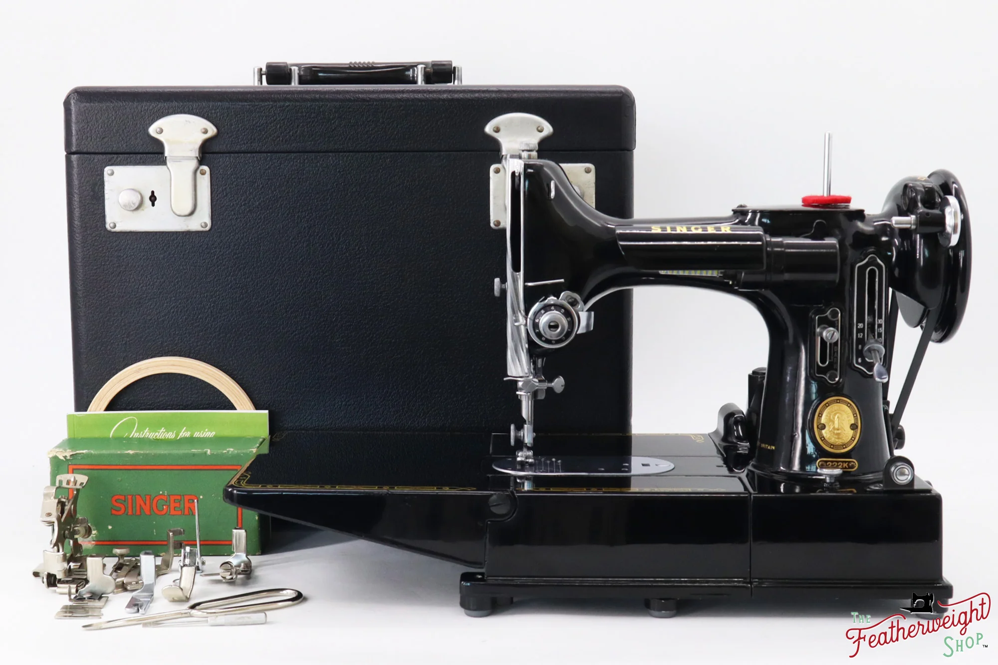 Singer Featherweight 222K Sewing Machine - EK62945*, 1955 - Image 2