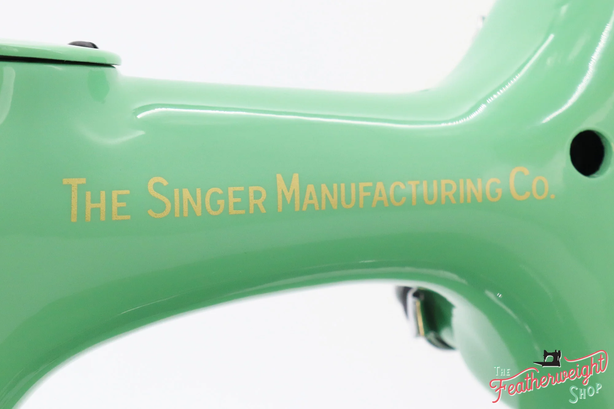 Singer Featherweight 222K Sewing Machine EK6348** - Fully Restored in 'Jadeite Milky Green' - Image 15