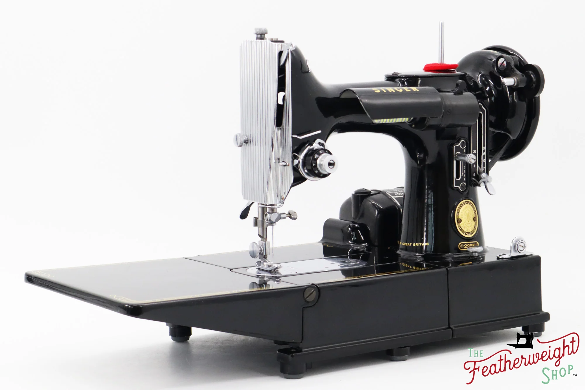 Singer Featherweight 222K Sewing Machine - EM2380**, 1957 - Image 4