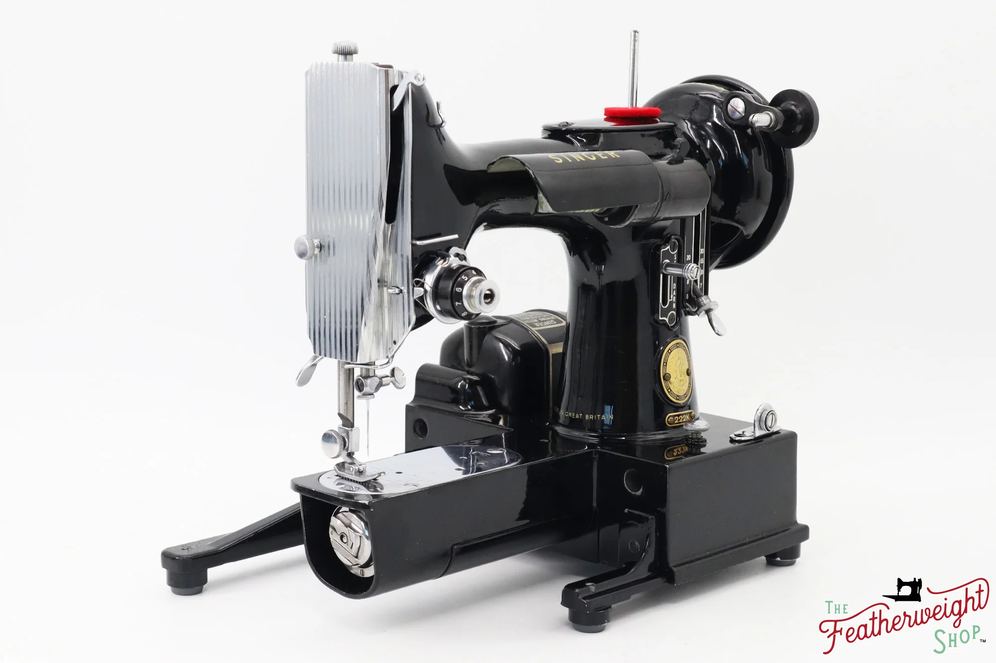 Singer Featherweight 222K Sewing Machine - EM96128* - 1957 - Image 2