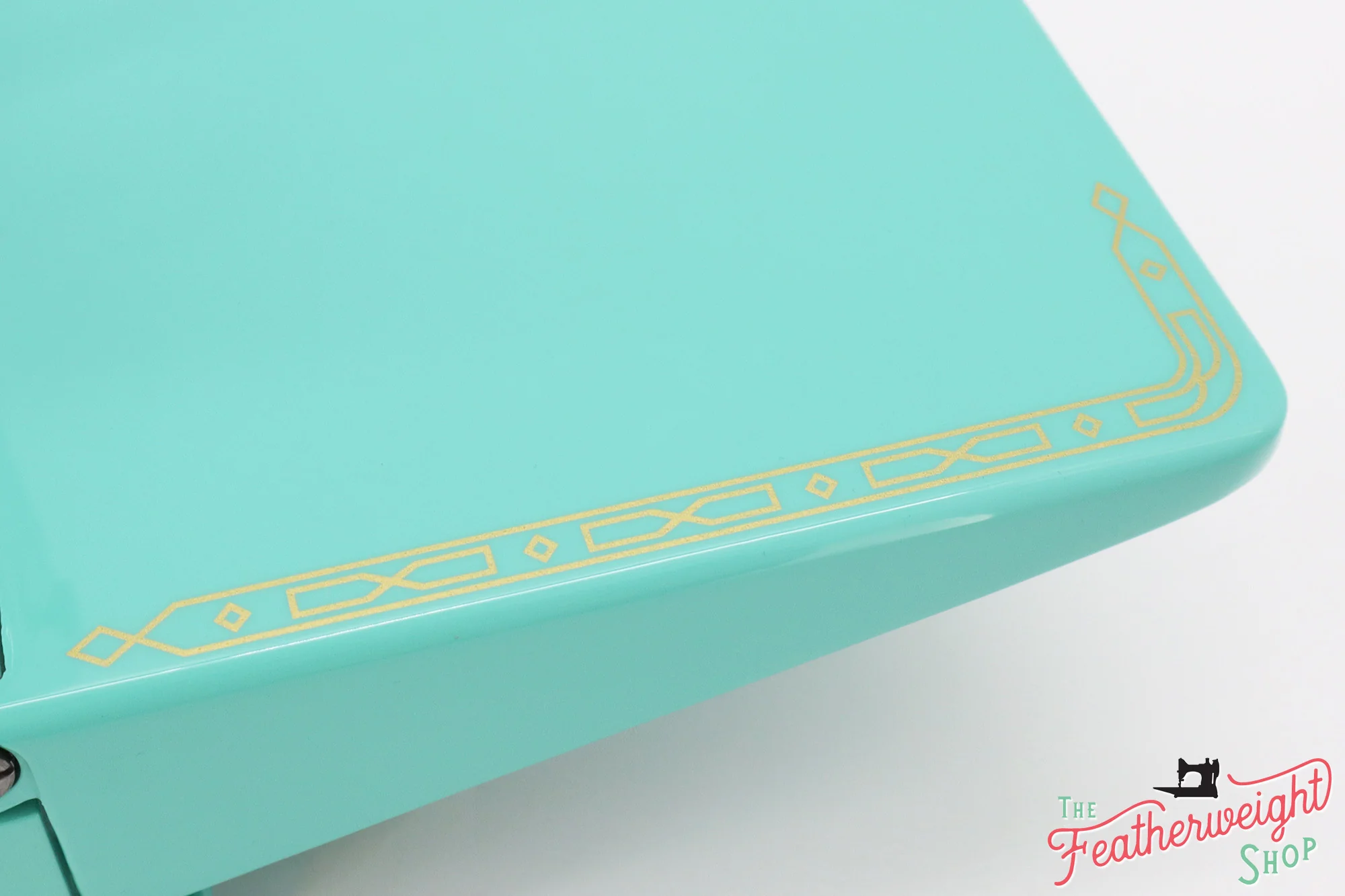 Singer Featherweight 222K Sewing Machine ES523*** - Fully Restored in Caribbean Sea Green - Image 14