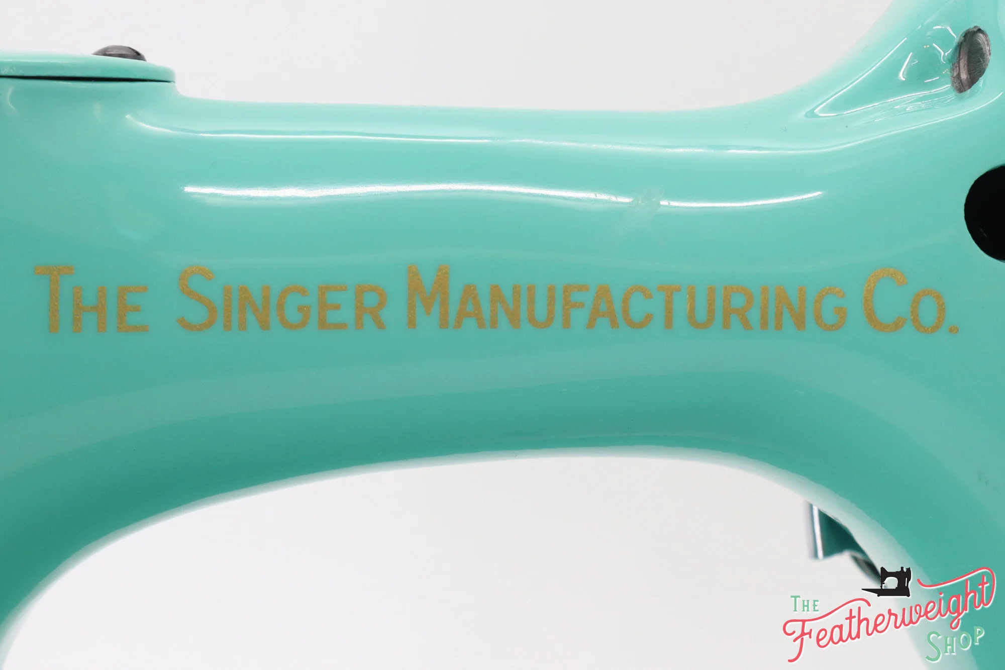 Singer Featherweight 222K Sewing Machine ES523*** - Fully Restored in Caribbean Sea Green - Image 17