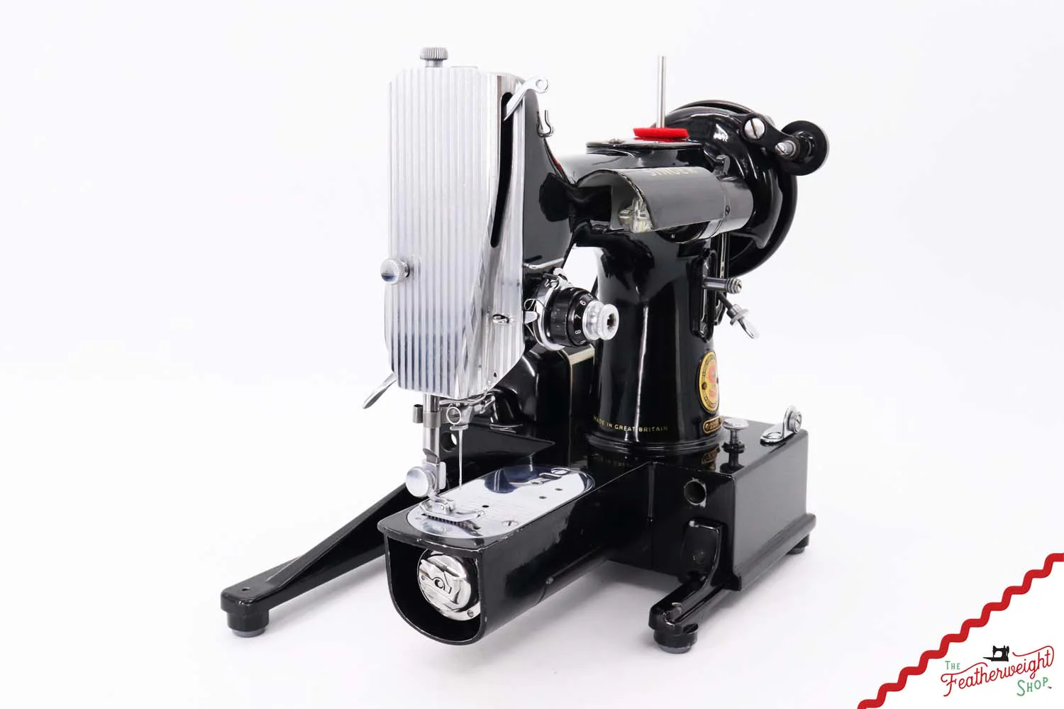Singer Featherweight 222K Sewing Machine, Red 'S' - ER3179** - 1960 - Image 3
