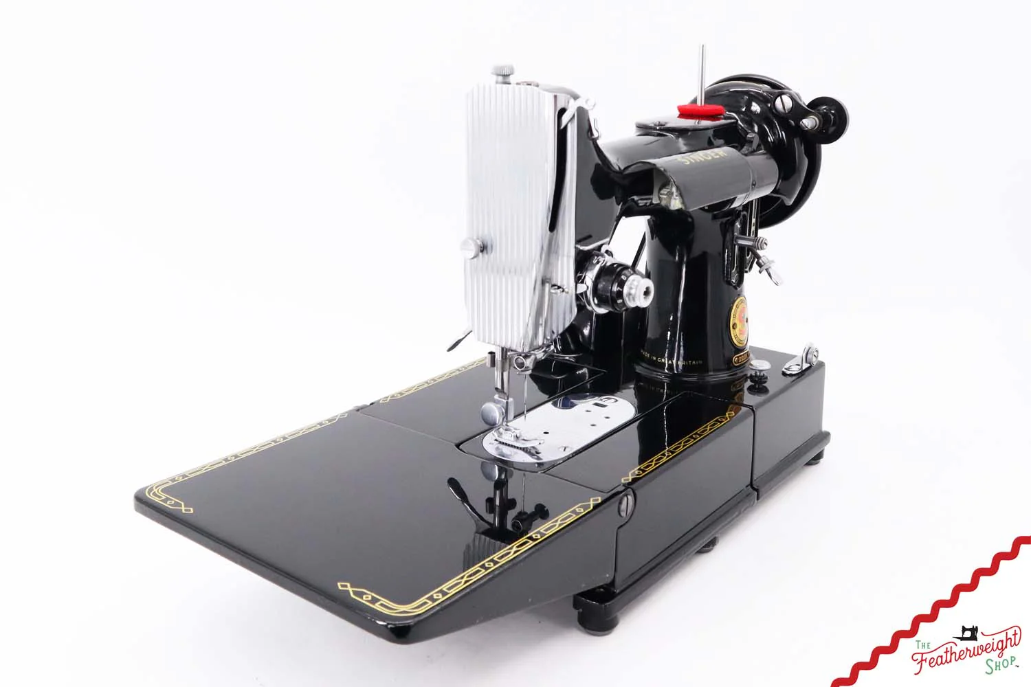 Singer Featherweight 222K Sewing Machine, Red 'S' - ER3179** - 1960 - Image 4