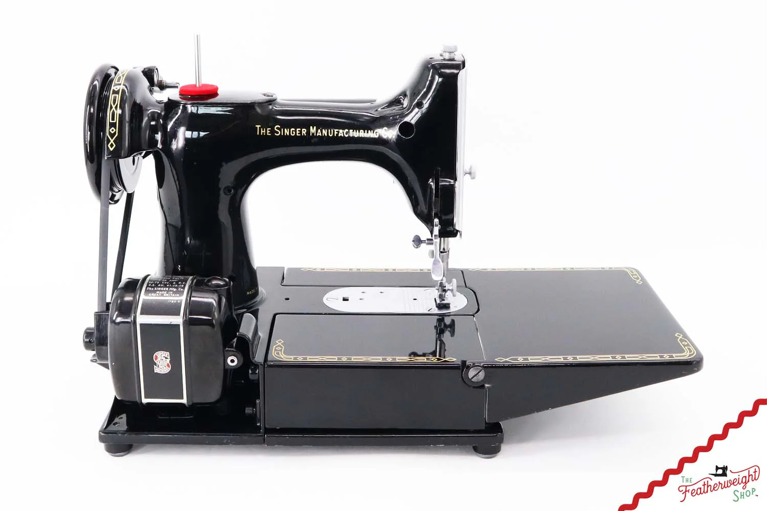 Singer Featherweight 222K Sewing Machine, Red 'S' - ER3179** - 1960 - Image 7