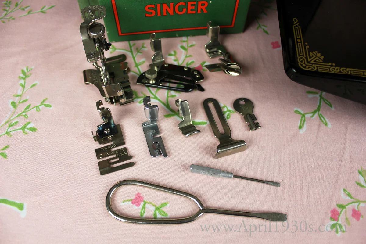 Singer Featherweight 221 Sewing Machine, French Centennial EG964*** - Image 24