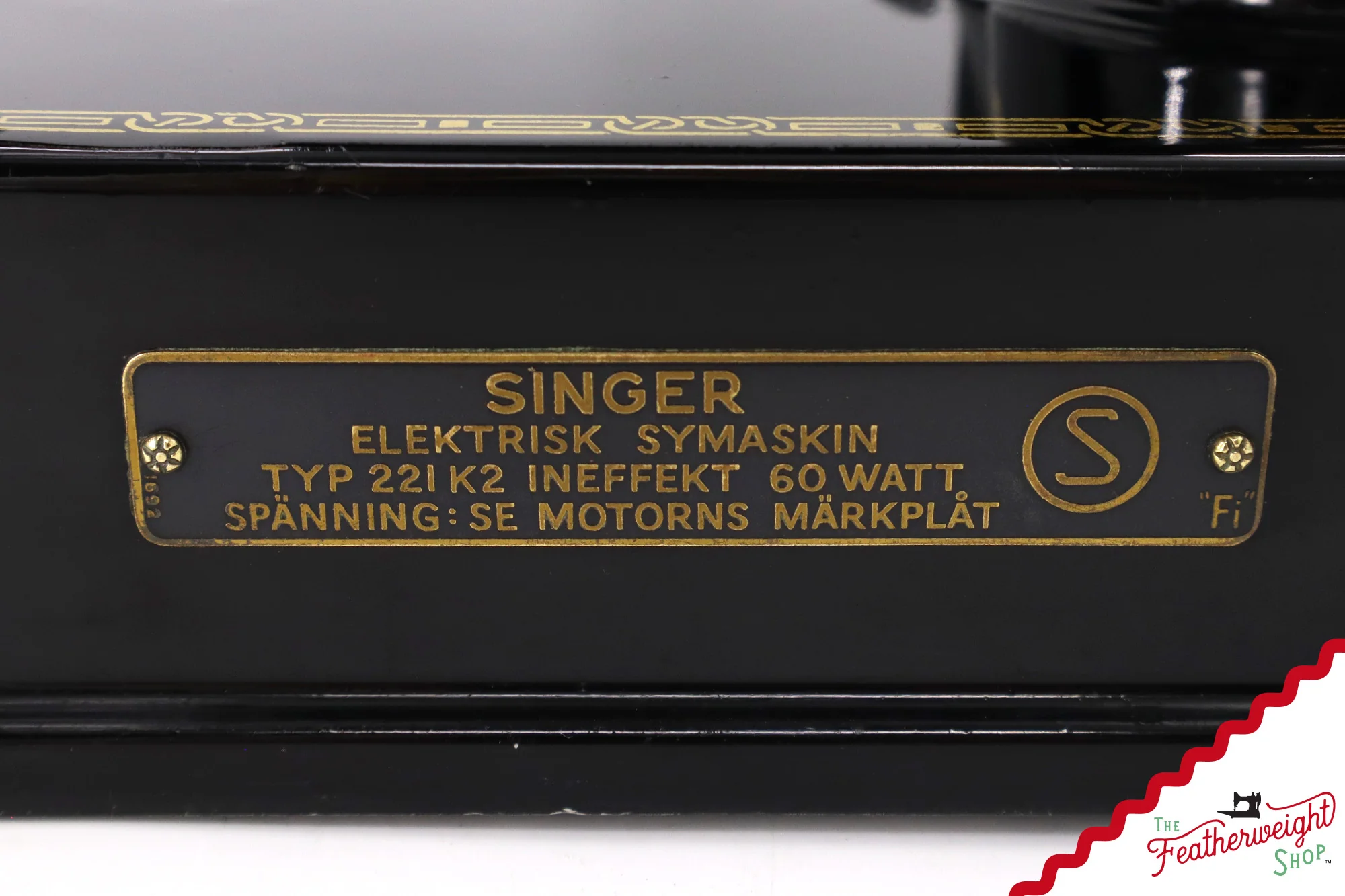 Singer Featherweight Swedish 221K Sewing Machine, Centennial - EG959*** - Image 7
