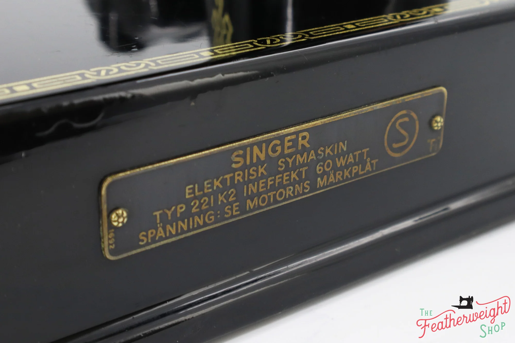 Singer Featherweight Swedish 221K Sewing Machine, Centennial, EH008*** - Image 15