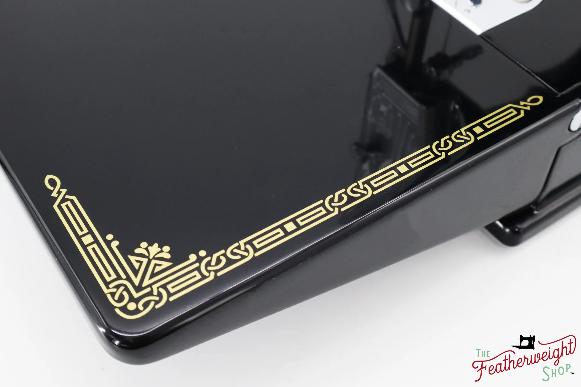 Singer Featherweight Top Decal 221 Fully Restored in Gloss Black, AF3852** - SCARCE - Image 11