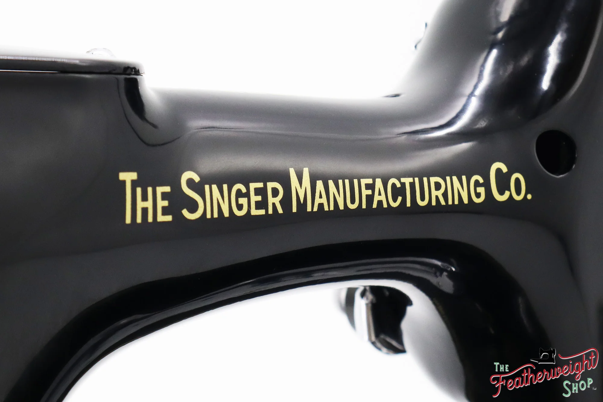 Singer Featherweight Top Decal 221 Fully Restored in Gloss Black, AF3852** - SCARCE - Image 15