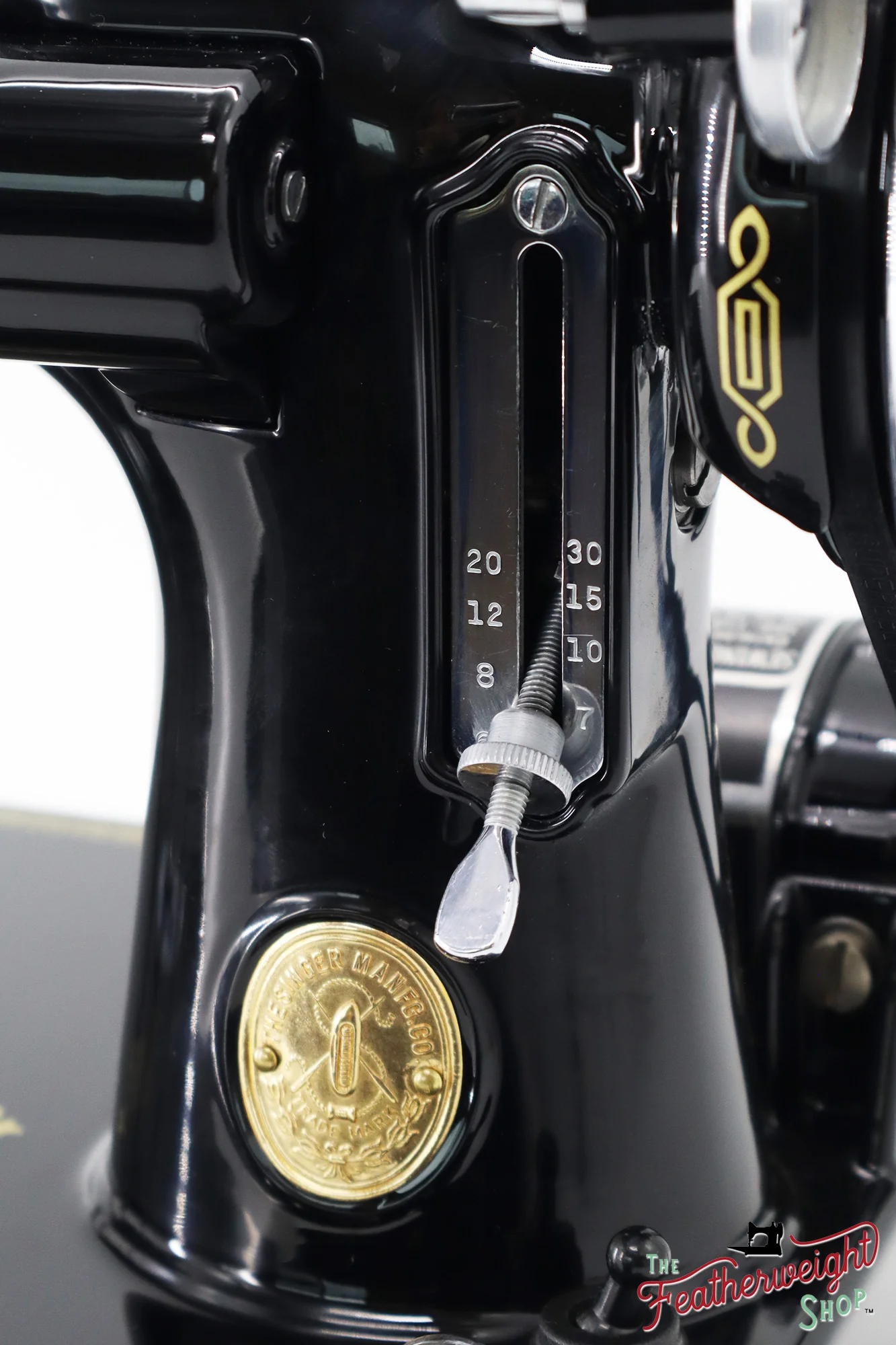Singer Featherweight Top Decal 221 Fully Restored in Gloss Black, AF3852** - SCARCE - Image 19