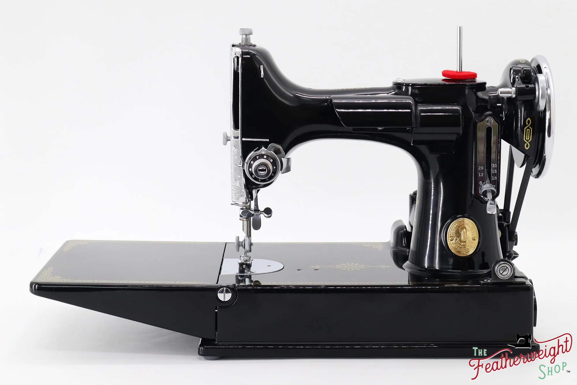 Singer Featherweight Top Decal 221 Fully Restored in Gloss Black, AF3852** - SCARCE - Image 3