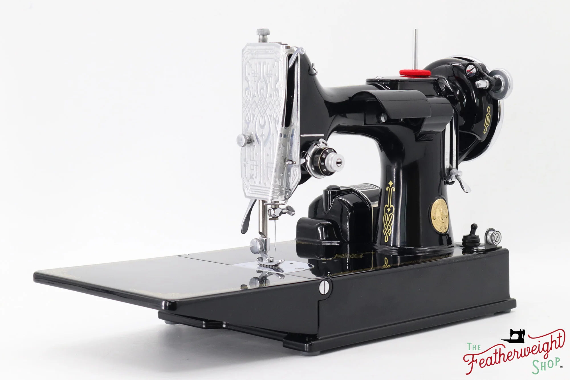 Singer Featherweight Top Decal 221 Fully Restored in Gloss Black, AF3852** - SCARCE - Image 4