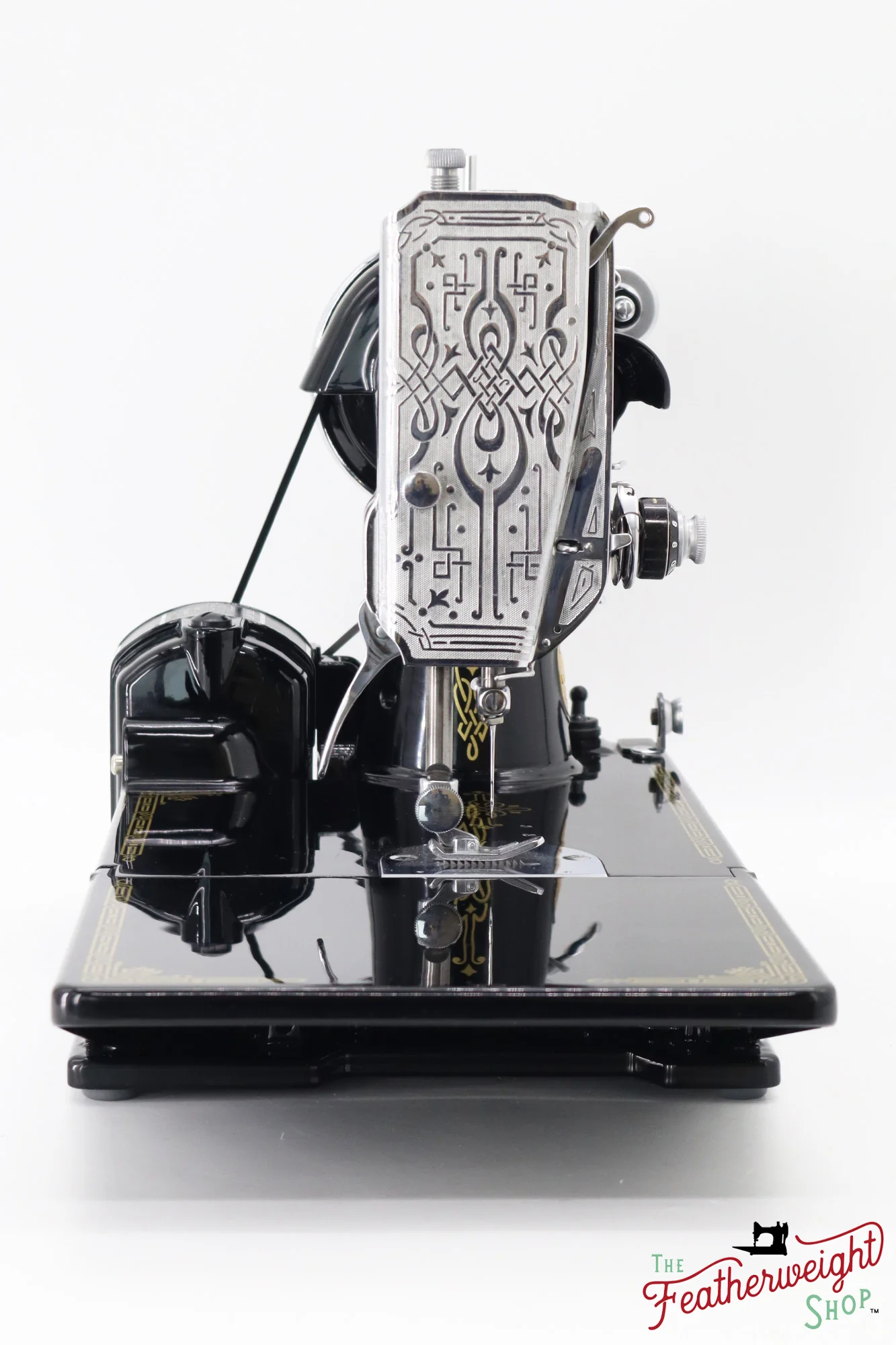 Singer Featherweight Top Decal 221 Fully Restored in Gloss Black, AF3852** - SCARCE - Image 5