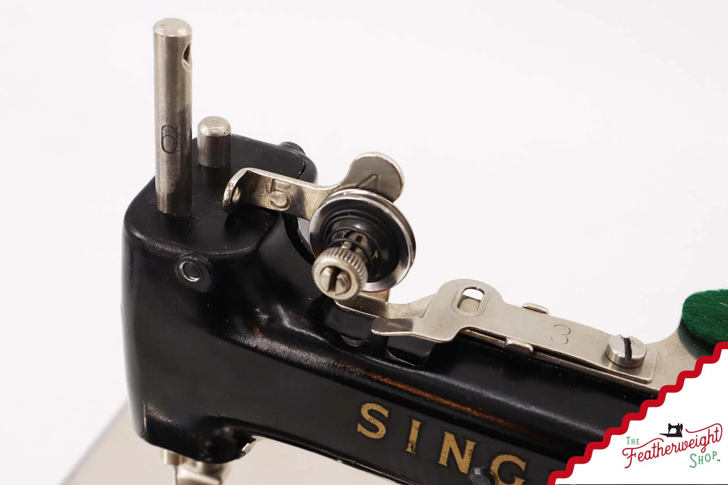 Singer Sewhandy Model 20-10, Black - Made in U.S.A. Decal - October 2025, Faire - Image 11