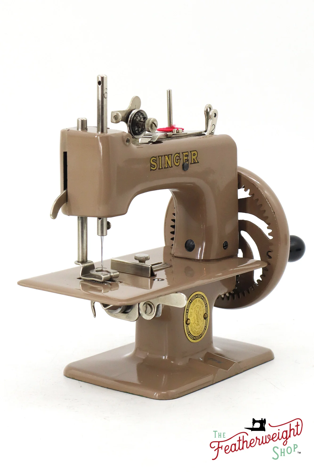 Singer Sewhandy Model 20-10 - Safari Brown, Complete Set! Holiday Faire 2024 - Image 4