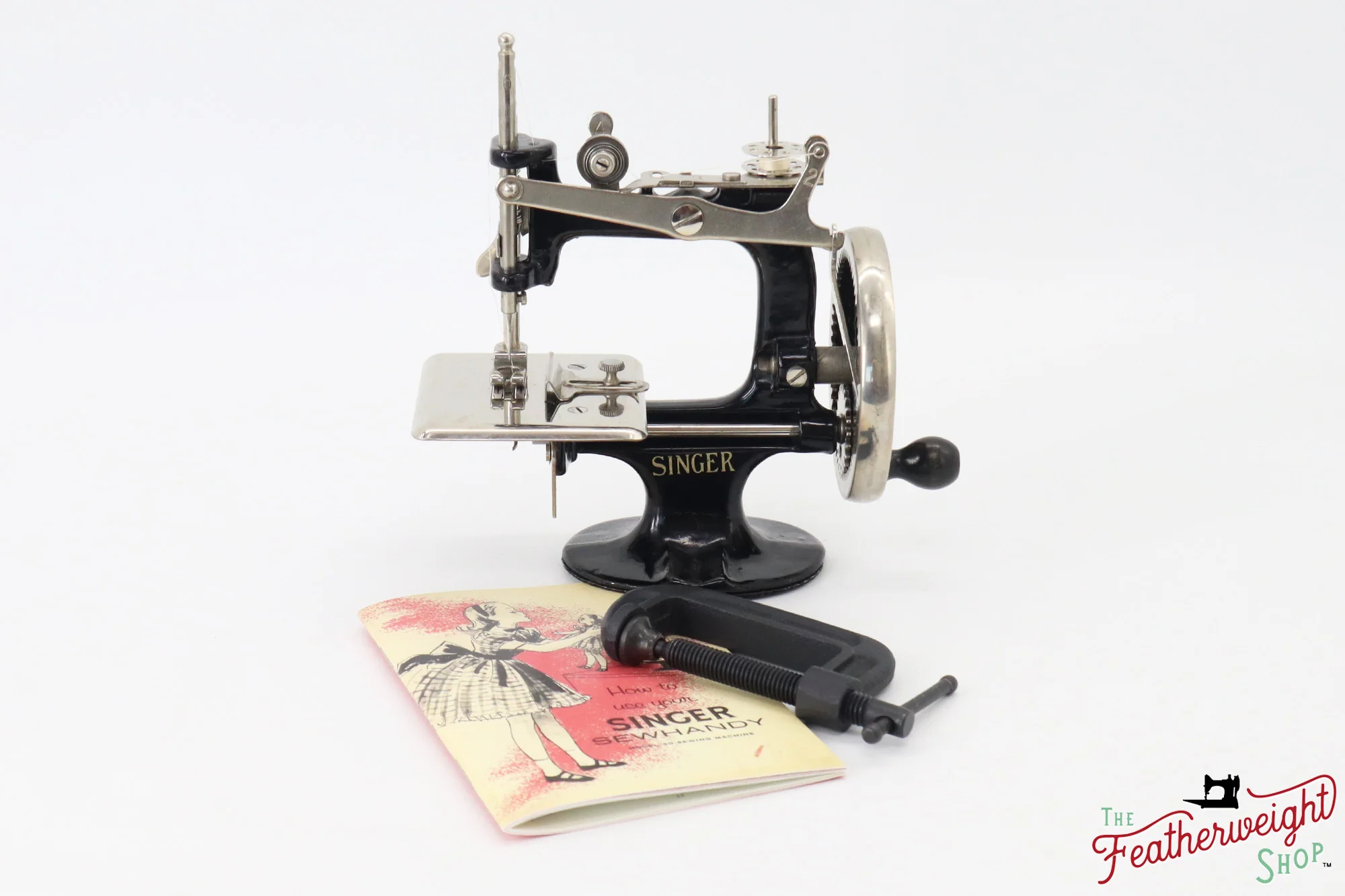 Singer Sewhandy Model 20, Black - Made in U.S.A. Decal - September 2023 Faire - Image 2