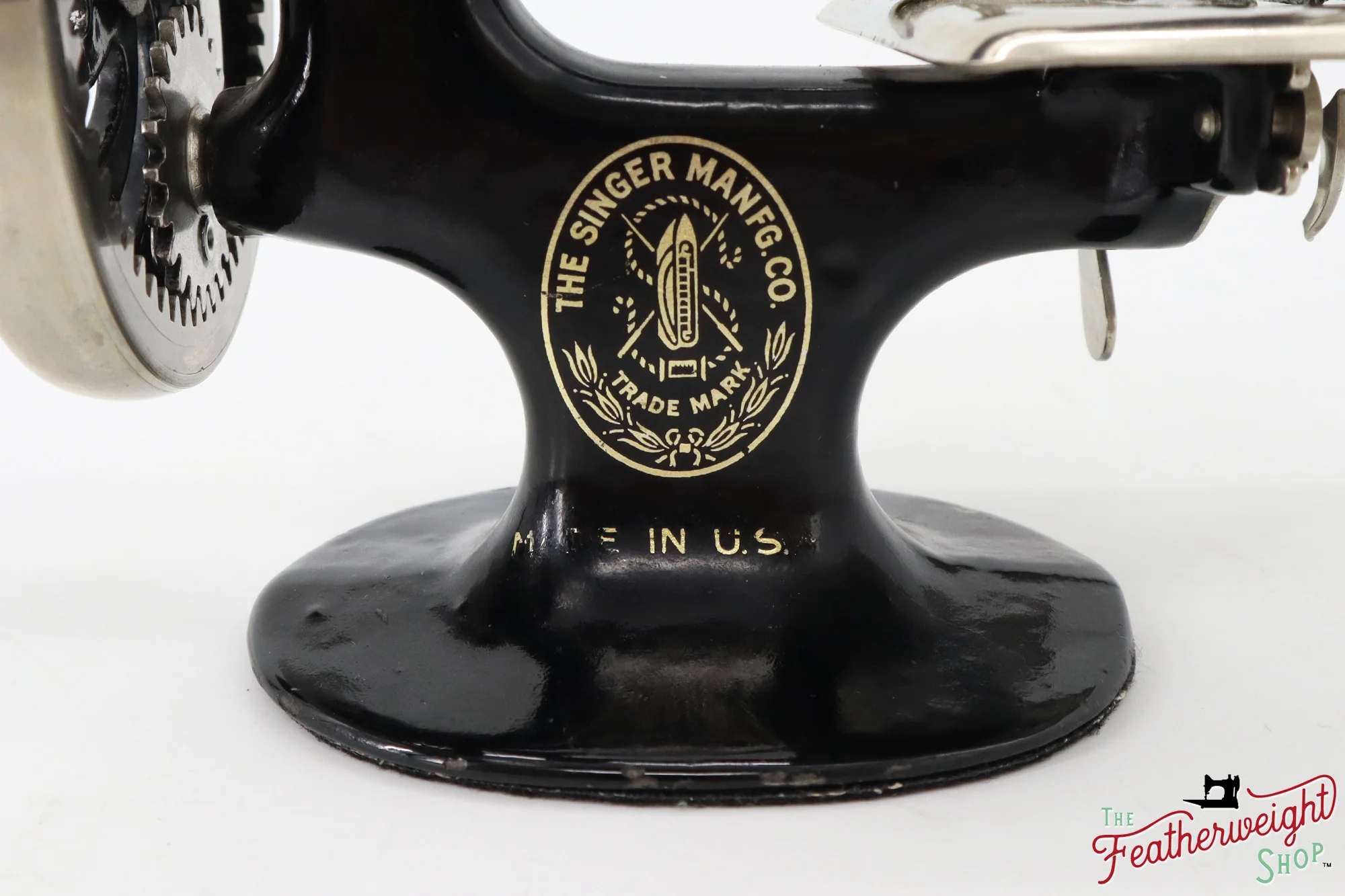 Singer Sewhandy Model 20, Black - Made in U.S.A. Decal - September 2023 Faire - Image 3