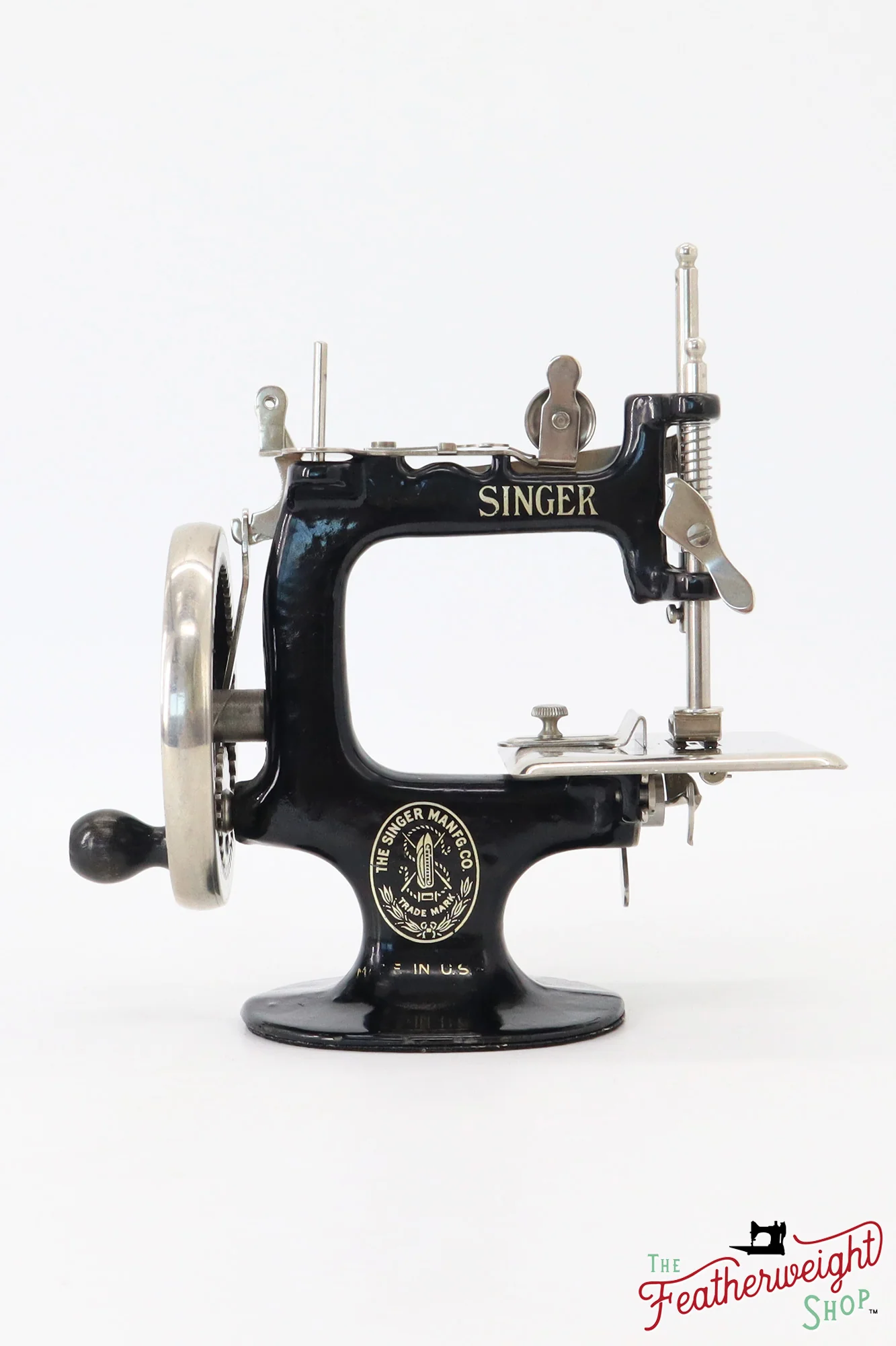 Singer Sewhandy Model 20, Black - Made in U.S.A. Decal - September 2023 Faire - Image 7