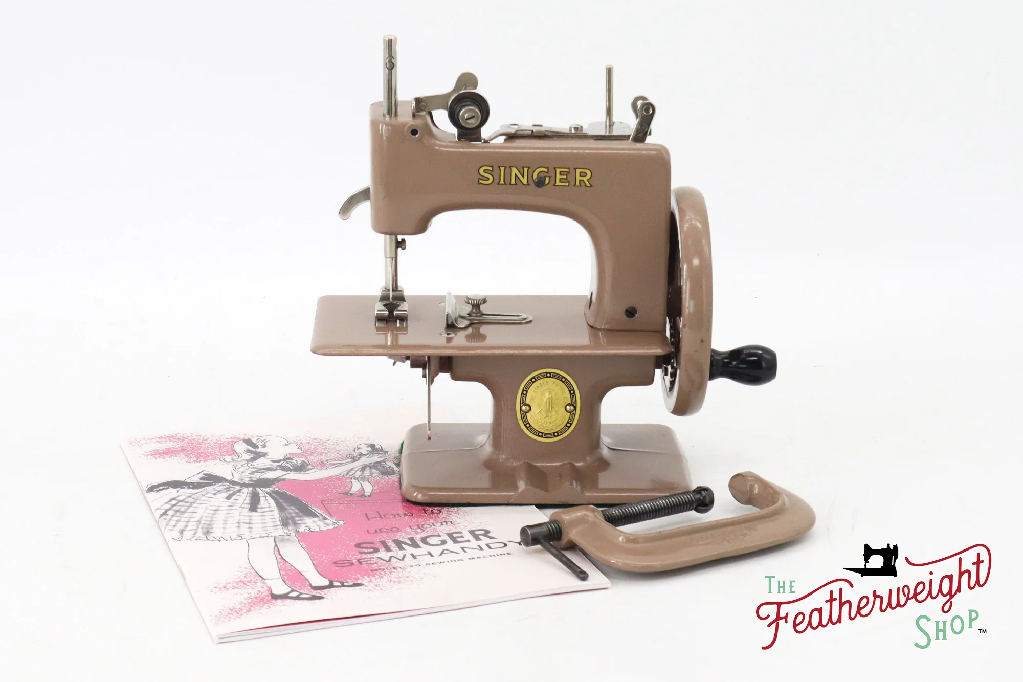 Singer Sewhandy Model 20, Safari Brown - August 2024 Faire - Image 2