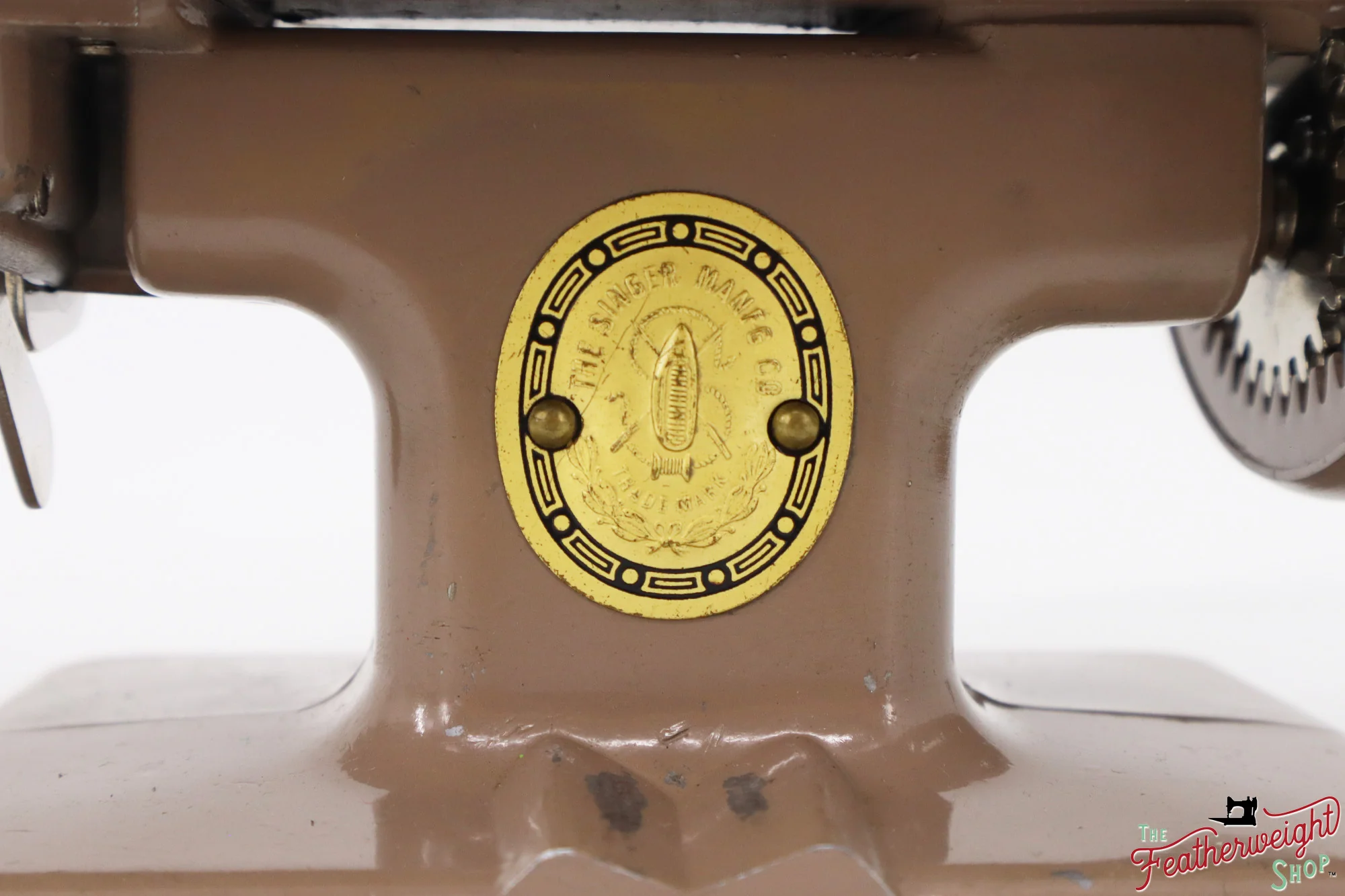 Singer Sewhandy Model 20 - Safari Brown - RARE, 6/23 - Image 12