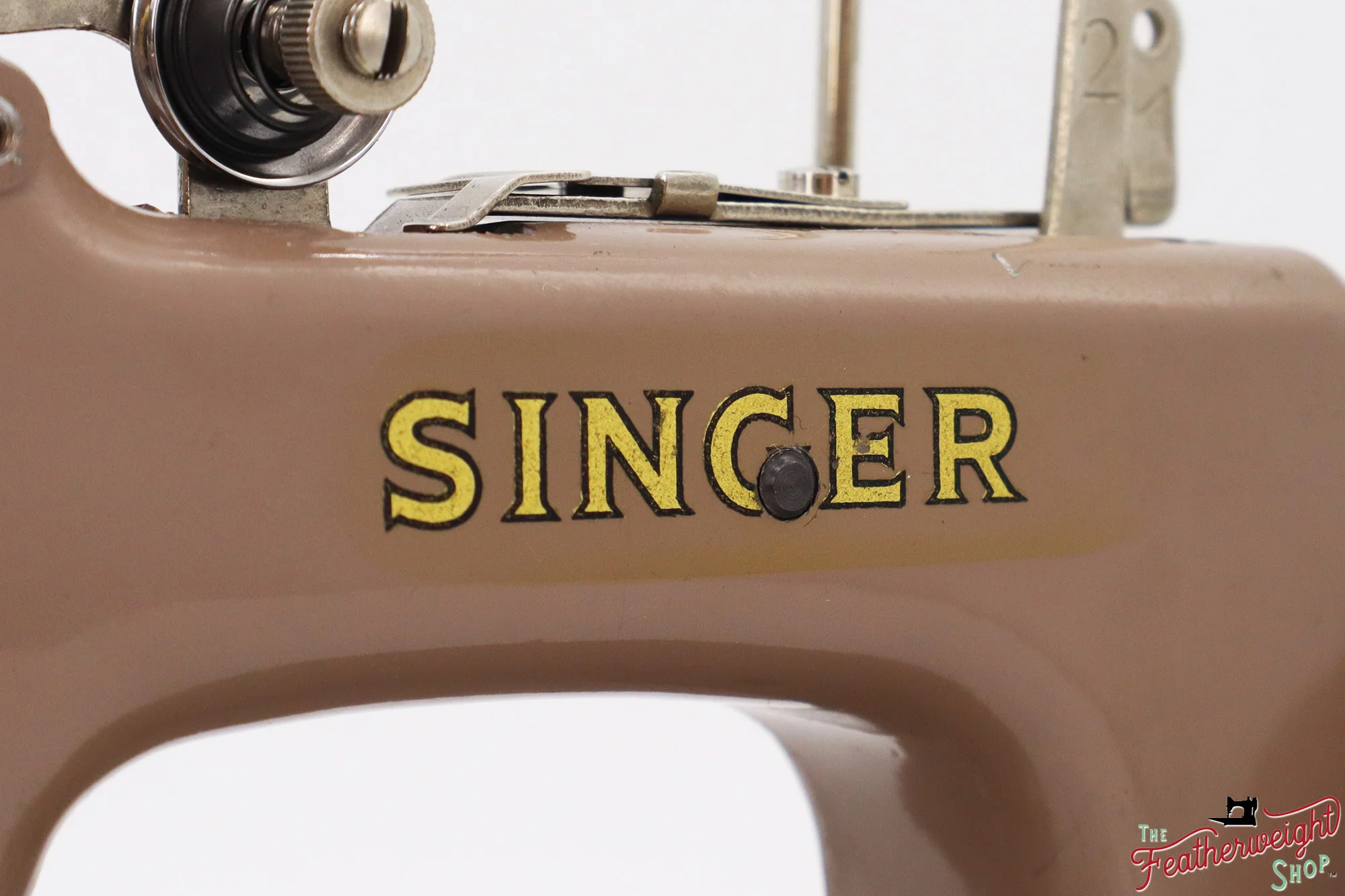 Singer Sewhandy Model 20 - Safari Brown - RARE, 6/23 - Image 8