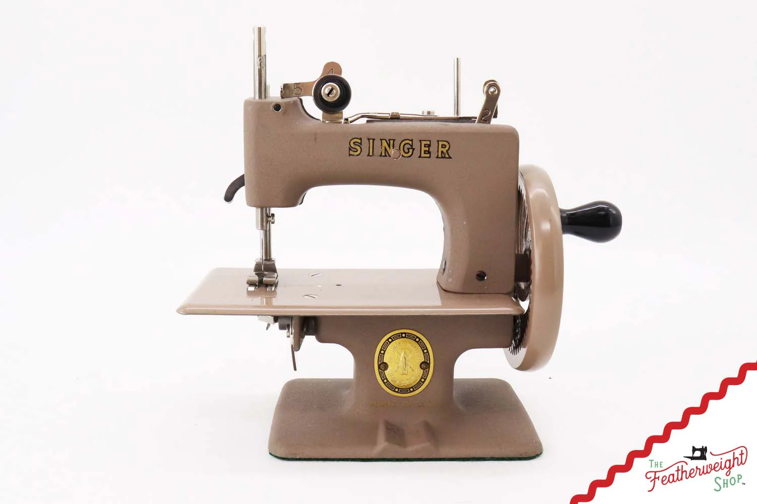 Singer Sewhandy Model 20, Warm Taupe - Made in U.S.A. Decal - Holiday Faire 2025 - Image 3