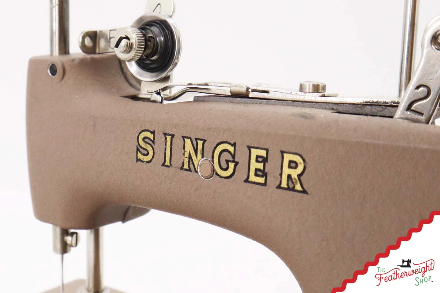 Singer Sewhandy Model 20, Warm Taupe - Made in U.S.A. Decal - Holiday Faire 2025 - Image 8