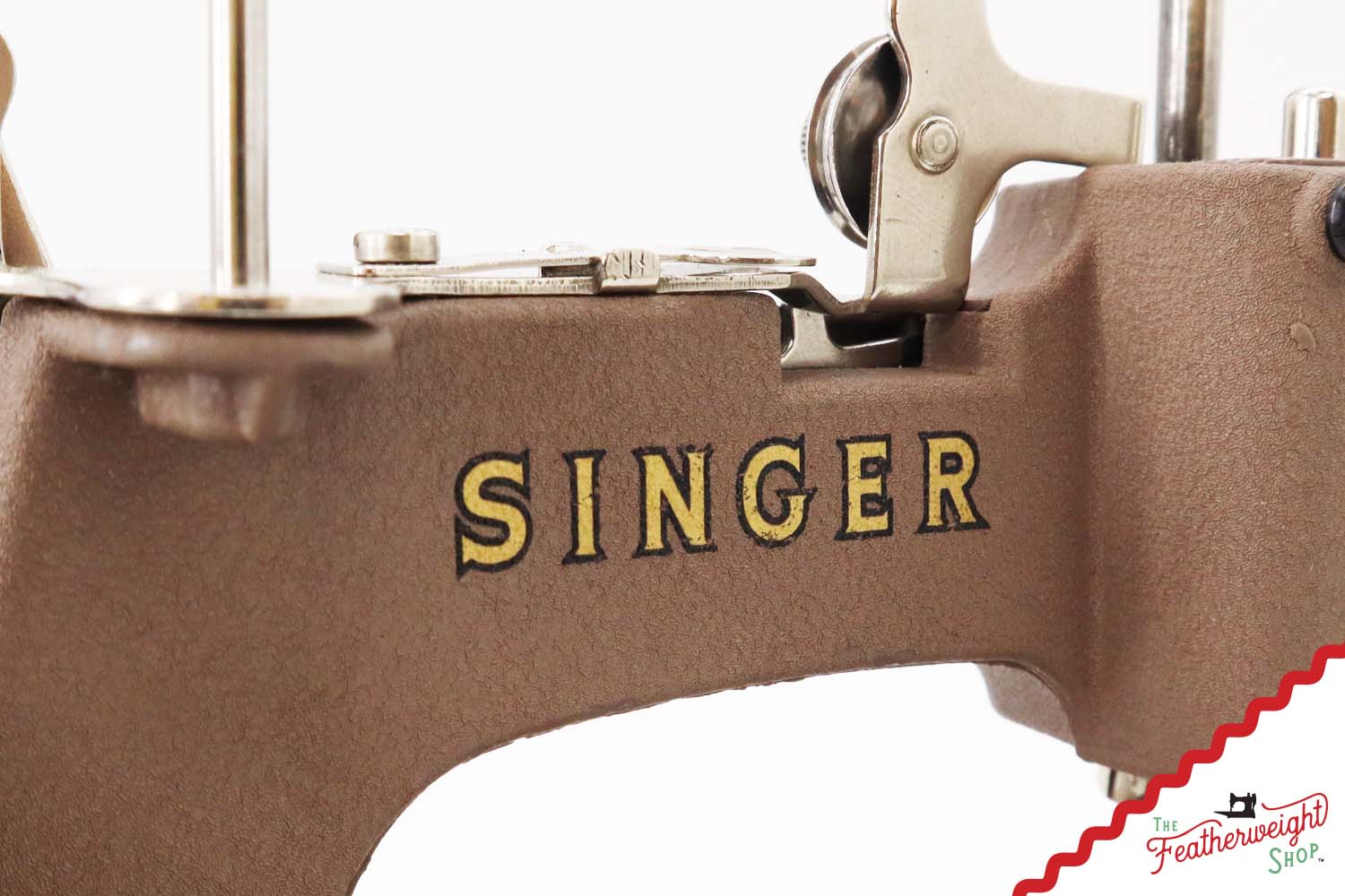 Singer Sewhandy Model 20, Warm Taupe - Made in U.S.A. Decal - Holiday Faire 2025 - Image 9