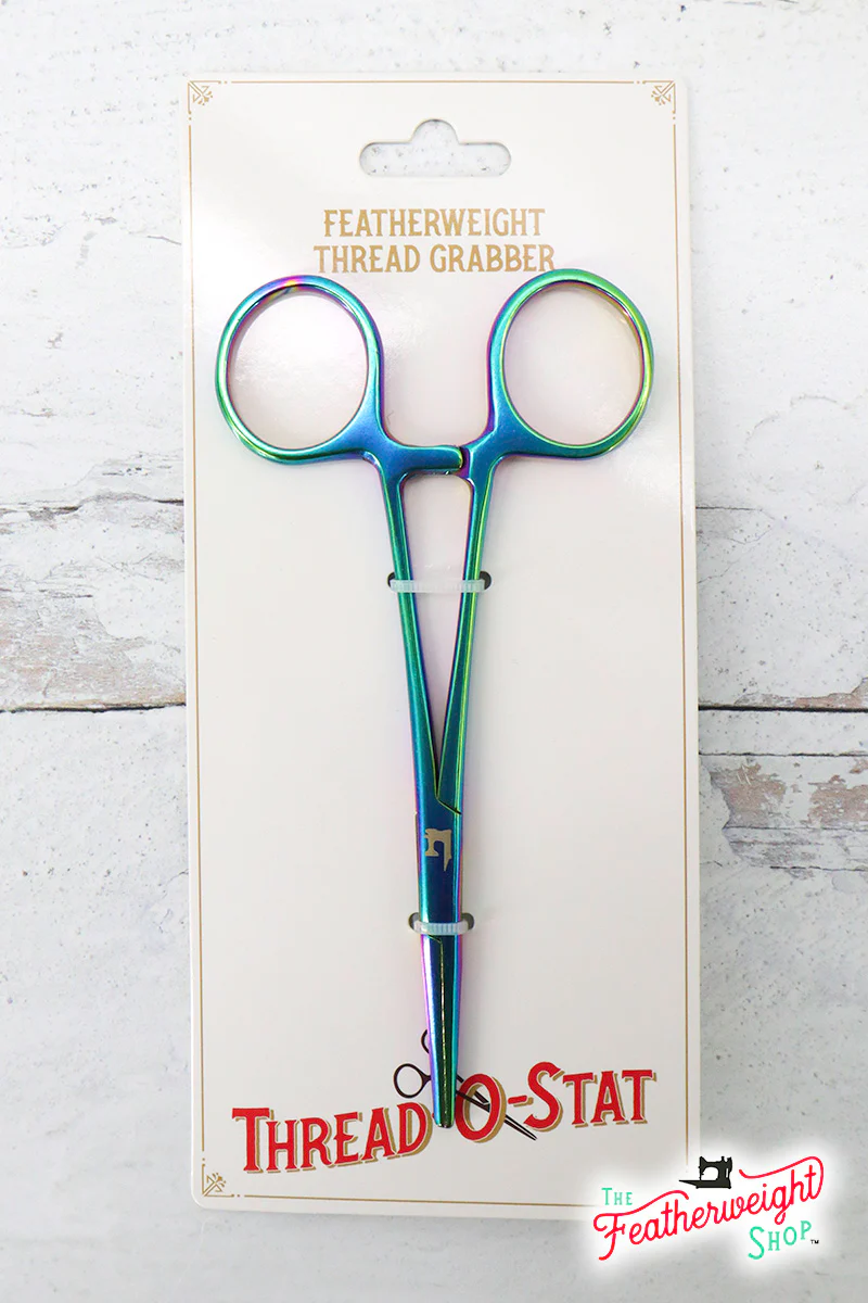 Thread-O-Stat, IRIDESCENT GREEN Featherweight Thread Grabber