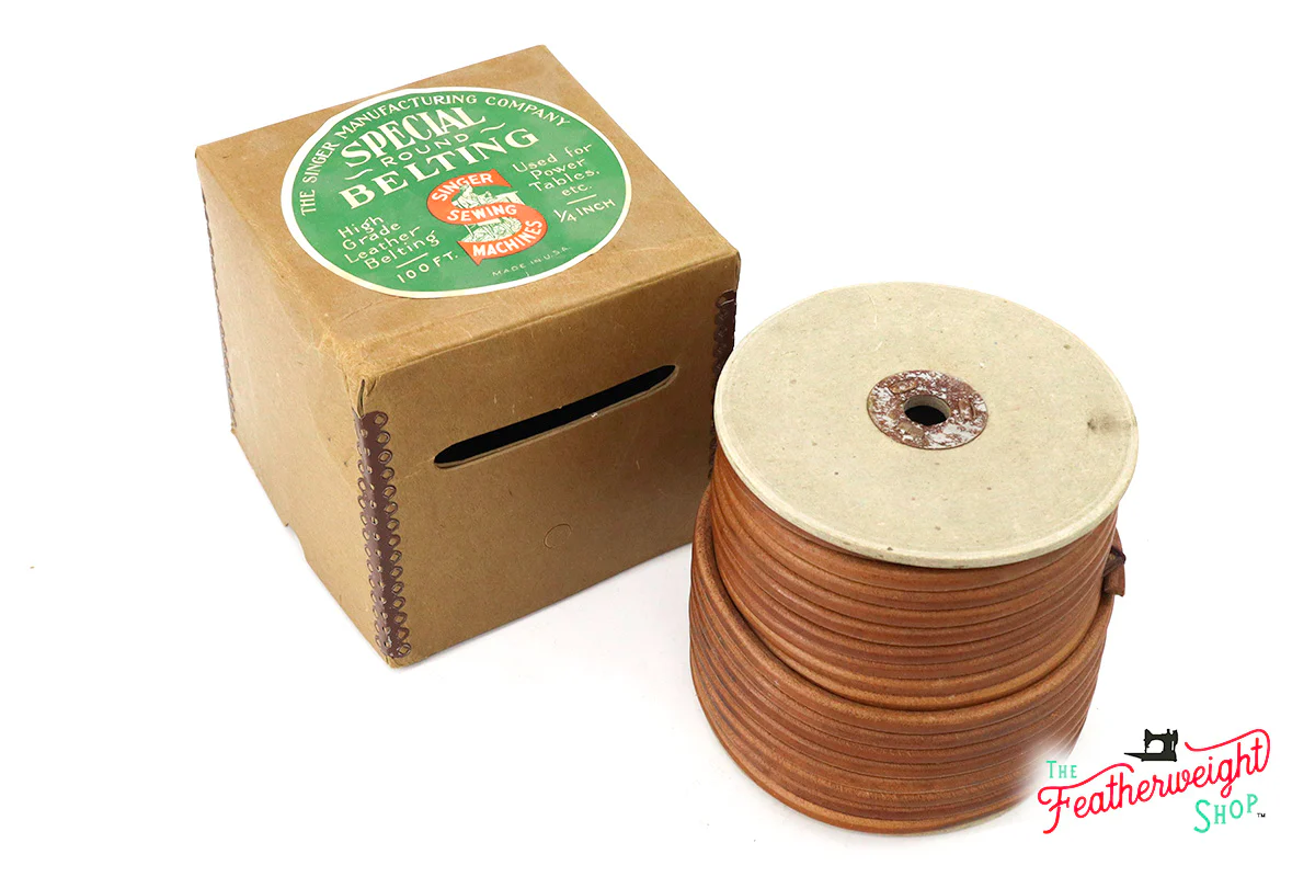 Treadle Belt Roll - New Old Stock in Original Box, Singer (Vintage Original)