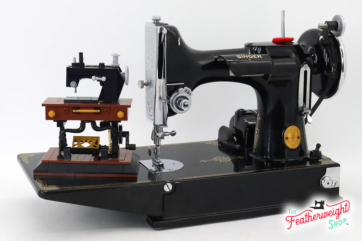 Treadle Sewing Machine Lego-Style Toy Building Block Set by Sallie Tomato - Image 2