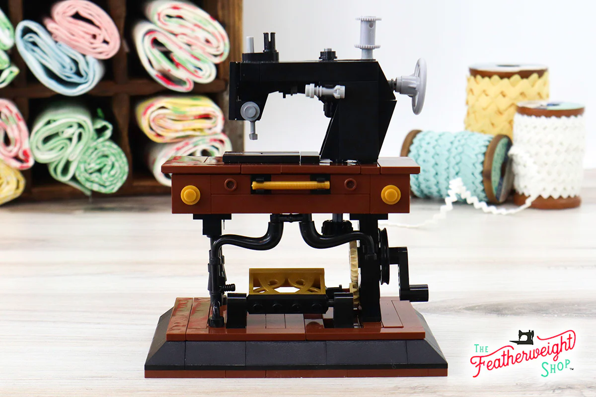 Treadle Sewing Machine Lego-Style Toy Building Block Set by Sallie Tomato - Image 3