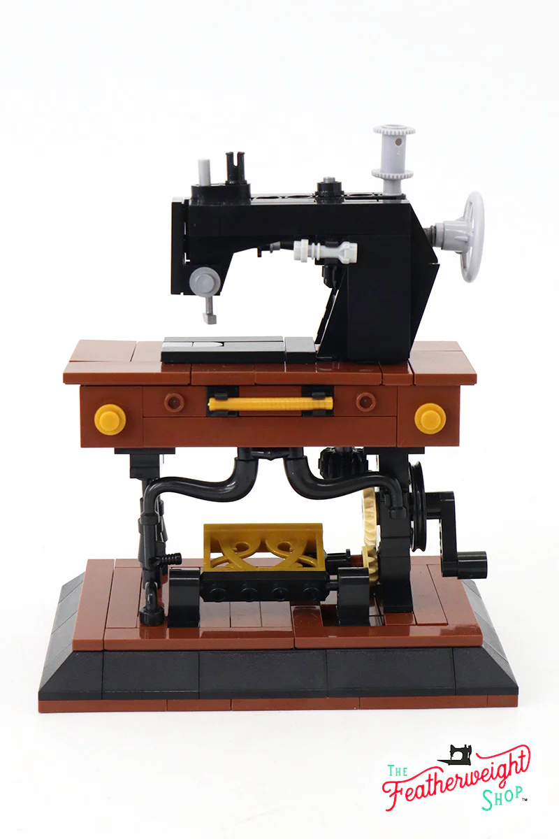 Treadle Sewing Machine Lego-Style Toy Building Block Set by Sallie Tomato - Image 5